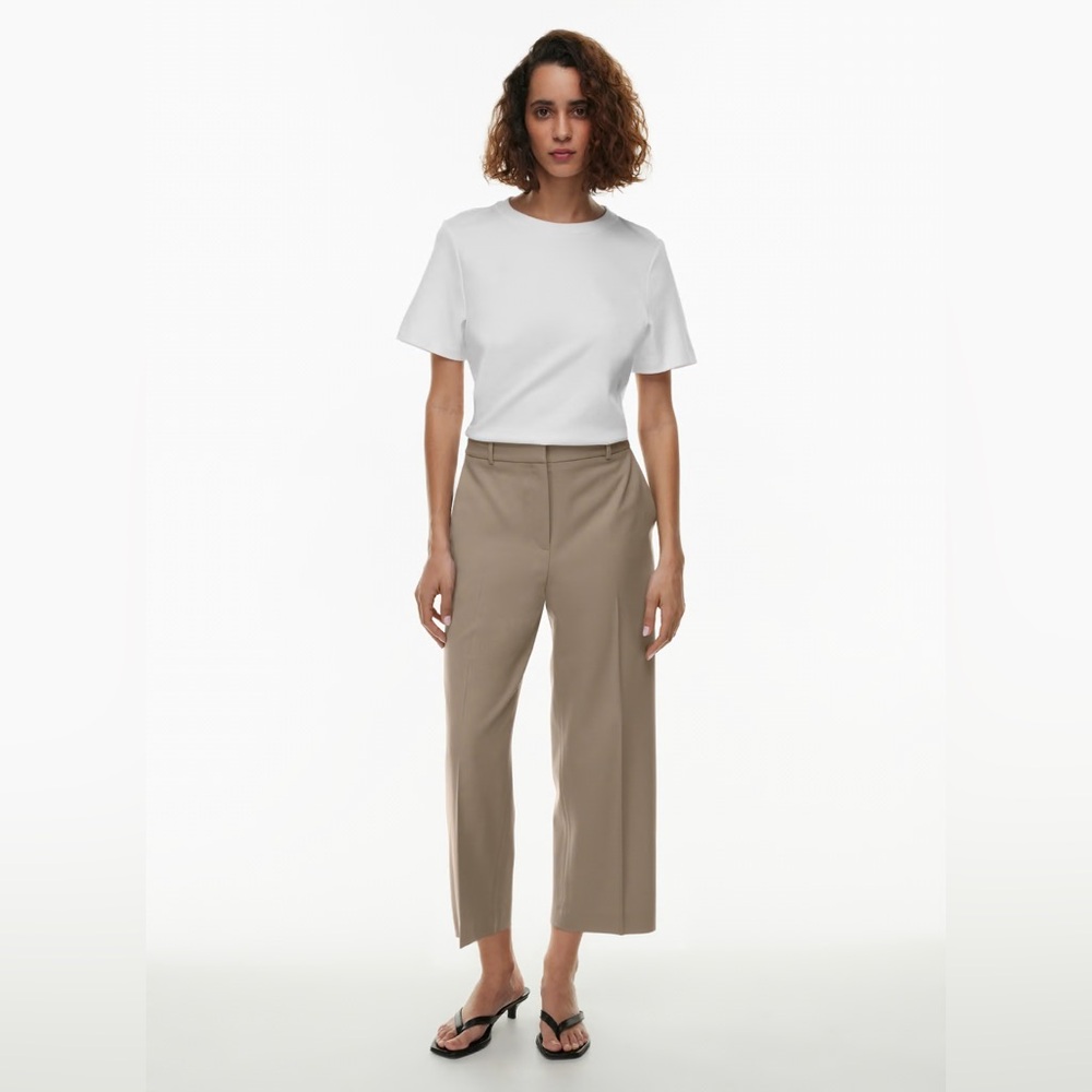 Babaton Agency Pants - Cropped (Felted Taupe)